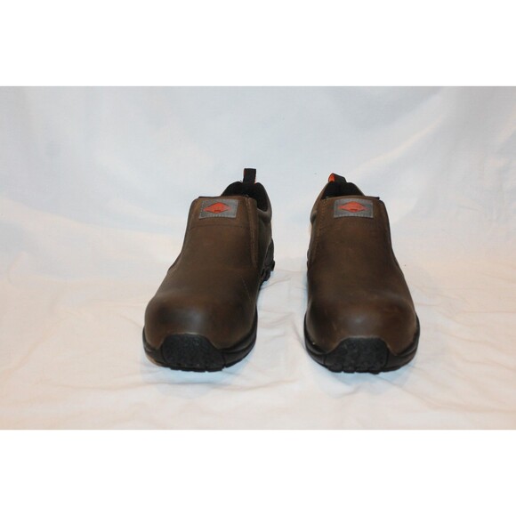 Merrell Men\'s Jungle Moc Leather Comp Toe Work Shoes SD EXPRESSO BROWN SZ 12 NEW main image 4